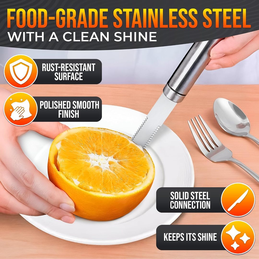 Grapefruit Knife Curved Serrated Double Blade for Citrus Sectioning, view 5