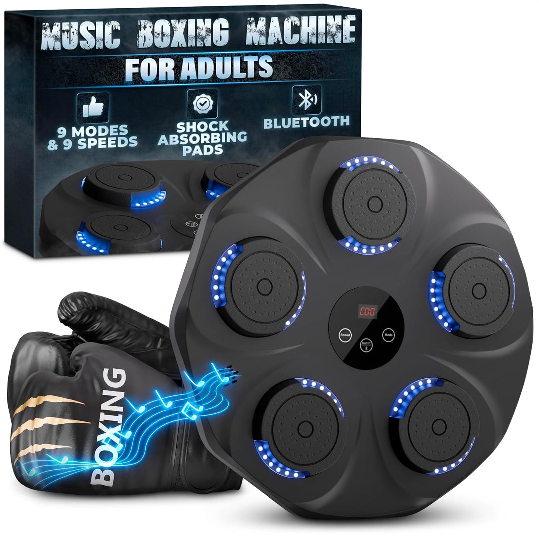 Music Boxing Machine for Adults with Bluetooth, Wall Punching Game, view 2